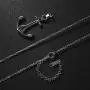 AK-SHIP Anchor Necklace, Newest Shape Design with High-Grade Stainless Steel 18inch【Pack of 2 | Golden & Silver 】 AK-SHIP Anchor Necklace, Newest Shape Design with High-Grade Stainless Steel 18inch【Pack of 2 | Golden & Silver 】
