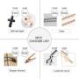 XIUDA Jewelry Cross Urn Necklace Pendant Memorial Ash Jewelry for mom & dad