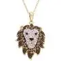 CRYSTALOGY Women’s Jewelry, Sterling Silver Swarovski Crystal Lion Head Animal Leo The Lion Pendant Necklace, 18” Chain CRYSTALOGY Women’s Jewelry, Sterling Silver Swarovski Crystal Lion Head Animal Leo The Lion Pendant Necklace, 18” Chain