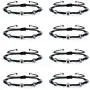 Florideco 8PCS Evil Eye Bracelet Anklet Protection Luck Braided String Kabbalah Bracelet Handmade Rope Cord Thread Friendship Bracelet Florideco 8PCS Evil Eye Bracelet Anklet Protection Luck Braided String Kabbalah Bracelet Handmade Rope Cord Thread Friendship Bracelet