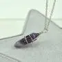 Paialco Jewelry Hand Wired Healing Crystal Point Chakra Pendant Necklace