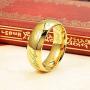 BOMSI The One Ring Lord The Rings Style Tungsten Ring Gold Color Lord Rings Laser Etched