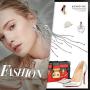 Kemstone Fashion Rose Gold/Silver Long Tassel Earrings for Women