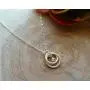 EFYTAL Sister Gifts from Sister, 925 Sterling Silver Interlocking Rings Necklace, Birthday Jewelry Gift Necklaces for Sisters, Gift for Big Sis Little Sis