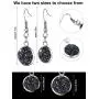 16 Pairs Faux Druzy Drop Earrings Colorful Dangle Earrings Resin Crystal Earrings for Women Girls 16 Pairs Faux Druzy Drop Earrings Colorful Dangle Earrings Resin Crystal Earrings for Women Girls