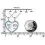 S925 Sterling Silver Best Friend Necklaces Heart 2 Piece Gifts Women Teen Girls Friendship BFF Pendant Necklace Set S925 Sterling Silver Best Friend Necklaces Heart 2 Piece Gifts Women Teen Girls Friendship BFF Pendant Necklace Set