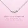 50th Birthday Gifts for Women - Sterling Silver Necklace Five Pearls for Her 5 Decades - 50 Years Old Jewelry Gift Idea 50th Birthday Gifts for Women - Sterling Silver Necklace Five Pearls for Her 5 Decades - 50 Years Old Jewelry Gift Idea