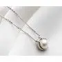 Pearl Pendant Necklace Freshwater Cultured White Pearl Necklace with Sterling Silver Chain Pearl Jewelry Gifts for Women Girls Wife Pearl Pendant Necklace Freshwater Cultured White Pearl Necklace with Sterling Silver Chain Pearl Jewelry Gifts for Women Girls Wife