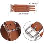 EVER FAITH Cool Hand Accessory 3 Layer Wide Belt Synthetic Leather Men Wristband Bracelet Unisex Couple