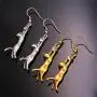 U7 Cute Cat Ear Pendant Platinum/18K Gold Plated Drop Earrings With Rhinestone U7 Cute Cat Ear Pendant Platinum/18K Gold Plated Drop Earrings With Rhinestone