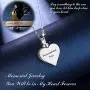 EUDORA Personalized Sunflower Cremation Necklace, Sterling Silver You are My Sunshine Heart-shape Custom Urn Engraved Memorial Jewelry for Ashes, 20 inches Chain EUDORA Personalized Sunflower Cremation Necklace, Sterling Silver You are My Sunshine Heart-shape Custom Urn Engraved Memorial Jewelry for Ashes, 20 inches Chain