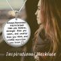 YFN Sterling Silver Always Remember You are Braver Than You Believe Jewelry Pendant Necklace Inspirational Gifts