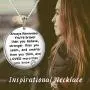 YFN Sterling Silver Always Remember You are Braver Than You Believe Jewelry Pendant Necklace Inspirational Gifts