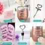 Beautiful Girl Tumbler Set Inspirational Gifts, Inspirational Gift for Girl, Inspirational gift for Women, Beautiful Girl You Can Do Amazing Things Birthday Gifts Ideas for Women Girl