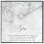 Sister Gifts for Sister Birthday Gift for Sister of The Bride Gift for Big Sister Gift for Sister Necklace