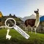 ENSIANTH I Just Freaking Love Llamas Okay Keychain Llamas Lover Gifts Funny Alpaca Gifts for Friend Animal Positive Jewelry