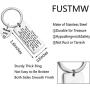 FUSTMW Nanny Thank You Gift Nanny Keychain Appreciation Gifts for Babysitter Daycare Owner Nanny Jewelry