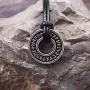 HAQUIL Viking Runes Necklace - Metal Alloy, Norse Runic Coin Talisman Pendant - PU Leather Cord, 19.7'' HAQUIL Viking Runes Necklace - Metal Alloy, Norse Runic Coin Talisman Pendant - PU Leather Cord, 19.7''