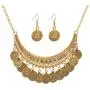 MIXIA Dancing Gypsy Jewelry Ethnic Coin Bib Necklace Drop Earring 2 Pcs Jewelry Set Women Exotic Bohemian Accessories MIXIA Dancing Gypsy Jewelry Ethnic Coin Bib Necklace Drop Earring 2 Pcs Jewelry Set Women Exotic Bohemian Accessories