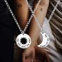 My Sun and Stars Moon of My Life Couple Necklace Game of Thrones Jewelry His & Hers Matching Pendant Necklace Lover Set