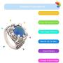 Mood Ring Antique Sterling Silver Finish Handmade Mood Stone Unique Cool Skull Claw Pattern for Men
