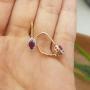 Dazzlingrock Collection 14K Ladies Halo Style Hoop Earrings, Rose Gold