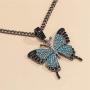 Ingemark Bling Stylish Statement Pendant Link Chain Necklace for Women Girls Punk Gothic Necklace