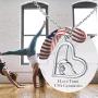 Gymnastics Gifts for Girls Gymnast Necklace 925 Sterling Silver Team USA Gymnastics Girl Fashion Jewelry Pendant Sport Ballerina for Girl Birthday