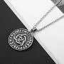 AsAlways Irish Celtic Triquetra Triangle Trinity Knot Pendant Viking Norse Rune Necklace Stainless Steel Vintage for Men Original Jewelry AsAlways Irish Celtic Triquetra Triangle Trinity Knot Pendant Viking Norse Rune Necklace Stainless Steel Vintage for Men Original Jewelry
