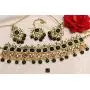 Green Kundan Choker Necklace Set Indian Jewelry Bridal Wedding Necklace Ethnic Bollywood Jewelry Set Green Kundan Choker Necklace Set Indian Jewelry Bridal Wedding Necklace Ethnic Bollywood Jewelry Set
