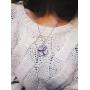 My Shape Purple Cancer Awareness Ribbon Cause Pendant Strength Courage Hope Necklace Survival Trendy Jewelry