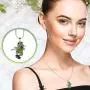 Lola Bella Gifts Crystal Frog Playing a Flute Pendant Necklace with Gift Box Lola Bella Gifts Crystal Frog Playing a Flute Pendant Necklace with Gift Box