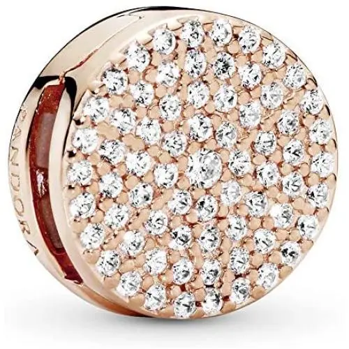 Pandora Jewelry Reflexions Round Clip Cubic Zirconia Charm Pandora Jewelry Reflexions Round Clip Cubic Zirconia Charm