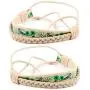 Pettsie Matching Friendship Bracelets, 2 Pack Set, Easy Adjustable, 100% Cotton Pettsie Matching Friendship Bracelets, 2 Pack Set, Easy Adjustable, 100% Cotton