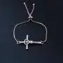 Zuo Bao Baptism Gift Christian Jewelry God is Greater Than The Highs and Lows Crystals Cross Adjustable Link Bracelets Zuo Bao Baptism Gift Christian Jewelry God is Greater Than The Highs and Lows Crystals Cross Adjustable Link Bracelets