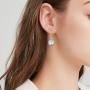 WINNICACA Tree of Life Earrings Dangle Earrings for Women 925 Sterling Silver Moonstone/Turquoise/Malachite/Tiger Eye Hoop Earring Jewelry Birthday Mothers Day Gifts for Mom Women Girls