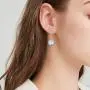 WINNICACA Tree of Life Earrings Dangle Earrings for Women 925 Sterling Silver Moonstone/Turquoise/Malachite/Tiger Eye Hoop Earring Jewelry Birthday Mothers Day Gifts for Mom Women Girls