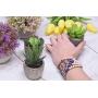 Mandala Crafts Boho Freshwater Cultured Pearl Bead Stackable Leather Wrap Bracelet Jewelry for Women