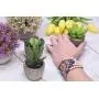 Mandala Crafts Boho Freshwater Cultured Pearl Bead Stackable Leather Wrap Bracelet Jewelry for Women
