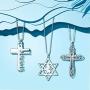 Besilver Celtic Triskele Lion of Judah Magen David Star Pendant Necklace for Men Woment Sterling Silver Celtic Cross Jeuse Faith Religious Amulet Jewelry