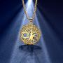 Beautlace Tree of Life Necklace Silver/18K Gold/Black Gun Plated Family Trees Pendant Charm Jewelry Gifts for Men/Women Girls