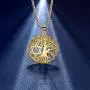 Beautlace Tree of Life Necklace Silver/18K Gold/Black Gun Plated Family Trees Pendant Charm Jewelry Gifts for Men/Women Girls