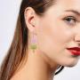 Women Earrings Rainbow Ice cream Drop Earrings Flatback Resin Birthday Gift Girls Teens Jewelry