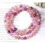 Alexs Wish List Natural Super Seven Melodys Stone 8mm Round Beads Bracelet | Super Power Healing Meditation Bracelet