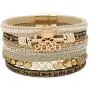 AZORA Graduation Bracelet 2020 Cap Charm Inspirational Leather Wrap Bracelet Graduation Present for Teenager Girls Women