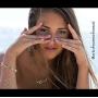 Your Always Charm Ocean Wave Necklace Sea Jewelry for Surfer Beach Lover (rose gold)