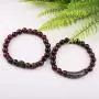 BOMAIL 8mm Tiger Eye Stone Beads Bracelet Elastic Natural Stone Yoga Bracelet for Women Men BOMAIL 8mm Tiger Eye Stone Beads Bracelet Elastic Natural Stone Yoga Bracelet for Women Men