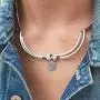 Lizzy James Girlfriend Silver Bracelet Necklace with Silver Tree of Life Charm in True Blue Leather Lizzy James Girlfriend Silver Bracelet Necklace with Silver Tree of Life Charm in True Blue Leather