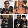 DIY Full CZ Bubble Letter Necklace Men Women Personalized Hip Hop Jewelry Platinum or 18K Gold Plated Customizable 1-6 Pcs Bling Initials Pendant,Tennis Chain or Spiga Chain 18-30 Inch, with Gift Box