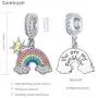 Sambaah Rainbow Sterling Silver Rainbow Bridge Charm “You are My Sunshine” Love Pendant with Colorful Cubic Zirconia fit Pandora Bracelets Sambaah Rainbow Sterling Silver Rainbow Bridge Charm “You are My Sunshine” Love Pendant with Colorful Cubic Zirconia fit Pandora Bracelets